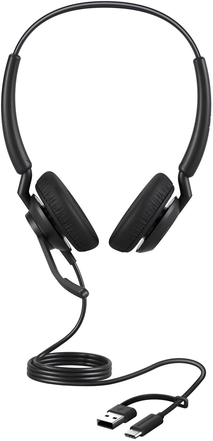 Jabra Engage 40 UC Stereo Headset with USB C/A Adapter (4099-419-269) — image 1