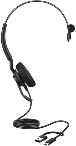 Micro-casque Jabra Engage 40 Mono UC, adaptateur USB C/A (4093-419-269)