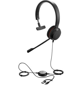 Micro-casque Jabra Evolve 20 SE Mono MS avec...