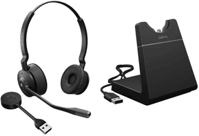 Micro-casque Jabra Engage 55 SE Stéréo UC avec Link400a + support de charge (9659-415-111)