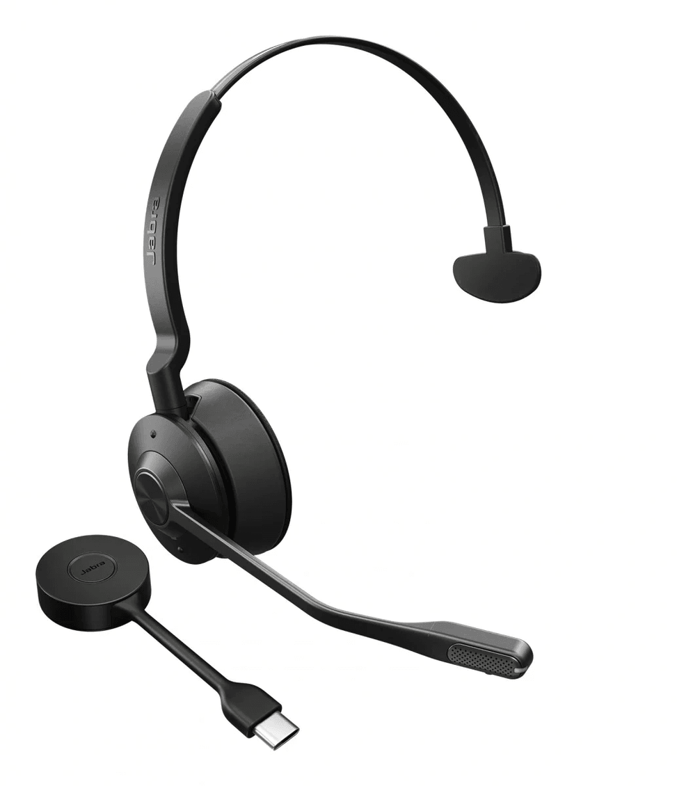 Jabra Engage 55 SE Mono UC Wireless Headset with USB-C adapter (9653-430-111) — image 1