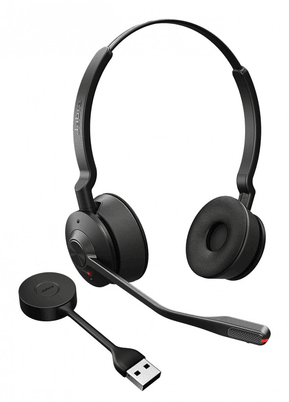 Micro-casque sans fil Jabra Engage 55 SE Stéréo UC avec adaptateur USB-A (9659-410-111)