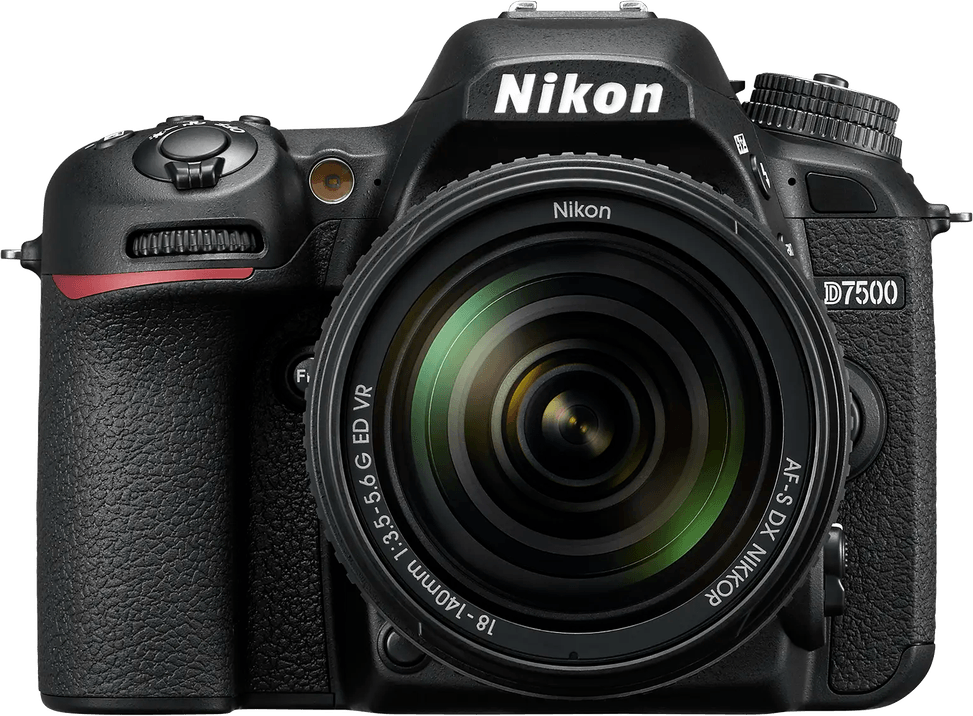 Nikon D7500 DSLR Camera + AF-S DX Nikkor 18-140mm f/3.5-5.6G ED VR Lens (18208953509) — image 1