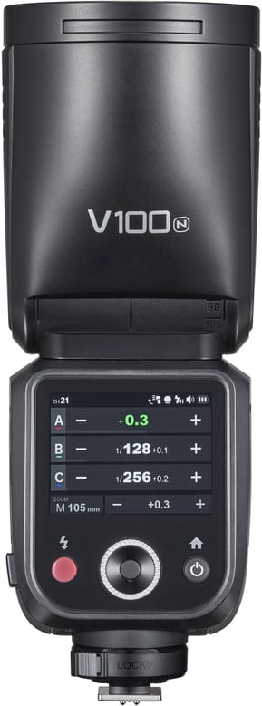 Flash Appareil Photo Godox V100 pour Nikon (6952344239834) — image 5