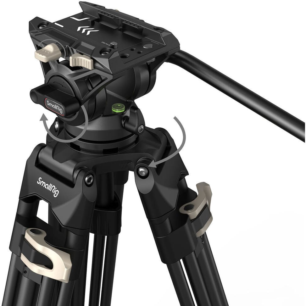Trépied Vidéo robuste SmallRig AD-01 avec tête fluide (6941590013466) — image 4