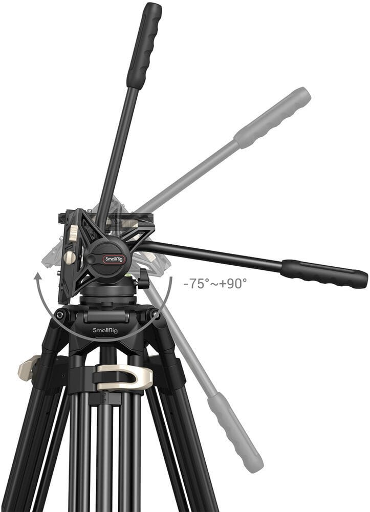 Trépied Vidéo robuste SmallRig AD-01 avec tête fluide (6941590013466) — image 8