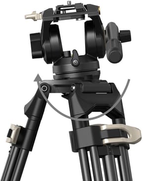 حامل ثلاثي متين للفيديو SmallRig AD-01 برأس هيدروليكي (6941590013466) — صورة 5