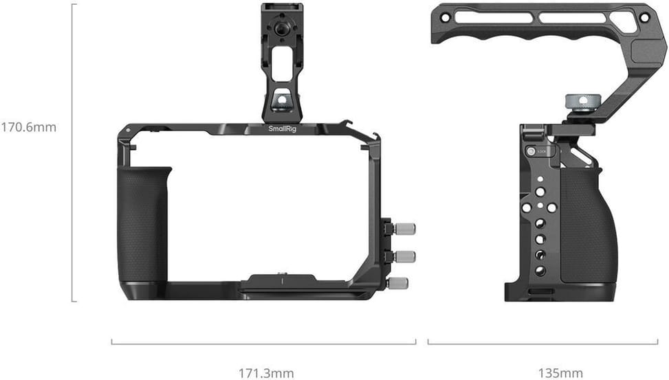 SmallRig Camera Cage with Top Handle for Nikon ZR (6941590025377) — image 2