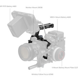 Cage pour appareil photo SmallRig avec poignée supérieure pour Nikon ZR (6941590025377)