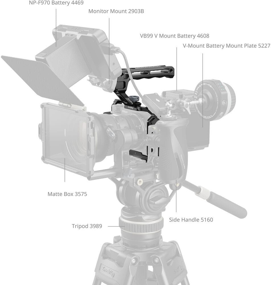 Cage pour appareil photo SmallRig avec poignée supérieure pour Nikon ZR (6941590025377) — image 6