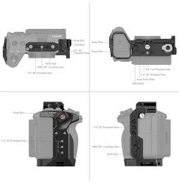 Cage pour caméra SmallRig 4183B compatible avec les modèles Sony FX30 et FX3 (6941590020990)