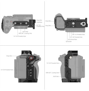 Cage pour caméra SmallRig 4183B compatible avec les modèles Sony FX30 et FX3 (6941590020990)