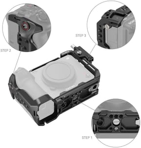 قفص كاميرا SmallRig 4183B متوافق مع Sony FX30 وFX3 (6941590020990) — صورة 3