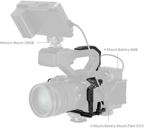 Kit cage SmallRig 5657 pour Canon EOS C50 avec extension de poignée XLR (6941590026466) — image 2