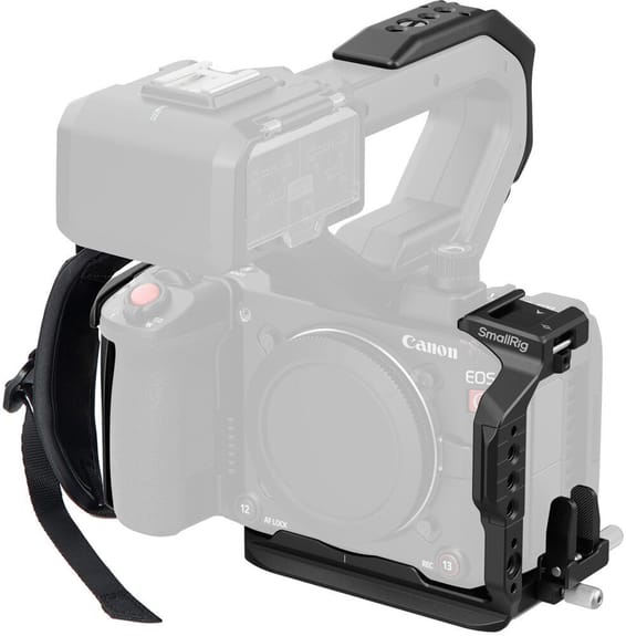 Kit cage SmallRig 5657 pour Canon EOS C50 avec extension de poignée XLR (6941590026466)