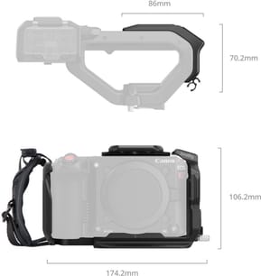 Kit cage SmallRig 5657 pour Canon EOS C50 avec extension de poignée XLR (6941590026466) — image 3