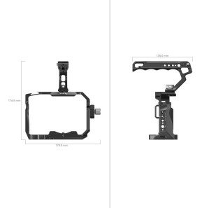 Kit de cage de base SmallRig 3668B pour certains appareils photo de la série Sony Alpha (6941590009728)