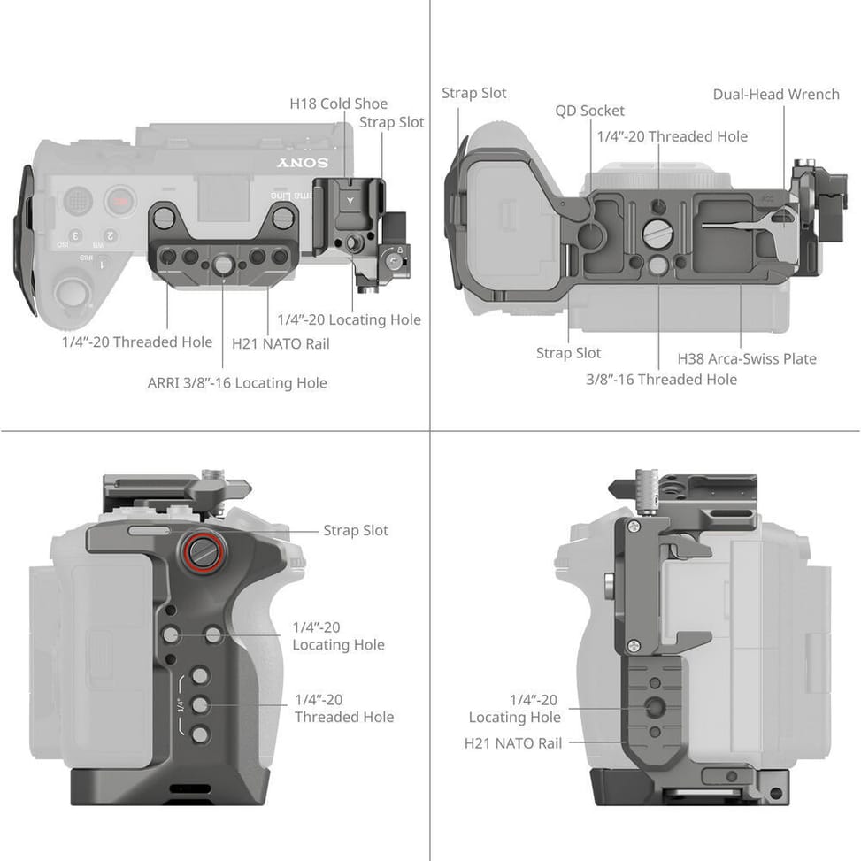 Smallrig HawkLock 4771 Protective Cage Mounting Kit for Sony cameras (6941590018126) — image 4
