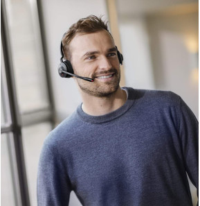 Micro-casque Jabra Engage 45 SE version Mono avec adaptateur USB-C (9653-523-111)