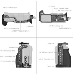 Kit de cage de caméra SmallRig Advanced pour Nikon ZR (6941590024721)