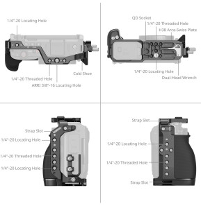 Kit de cage de caméra SmallRig Advanced pour Nikon ZR (6941590024721)