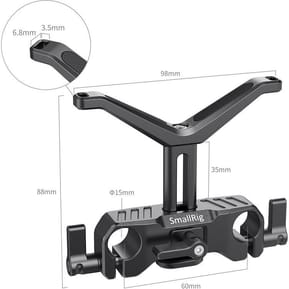 Support d'objectif universel SmallRig BSL2680 15 mm LWS avec réglage vertical de 1,4" (6972070629075) — image 4