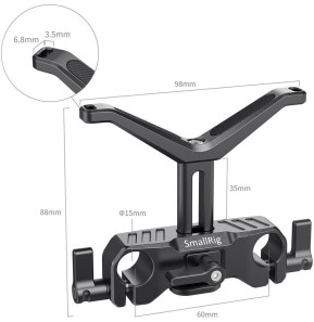 Support d'objectif universel SmallRig BSL2680 15 mm LWS avec réglage vertical de 1,4" (6972070629075)