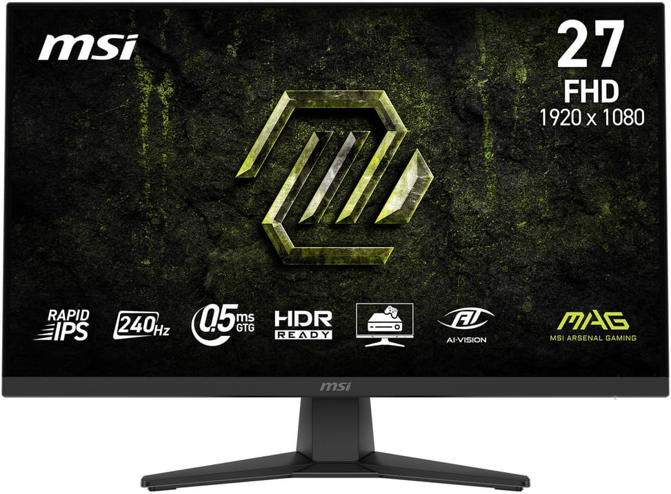 شاشة للألعاب 27 بوصة Full HD MSI MAG 272F X24 (9S6-3CE51T-011) — صورة 1