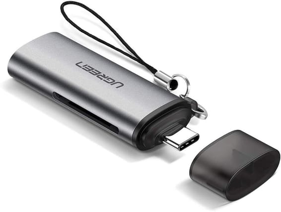 قارئ بطاقات ذاكرة Ugreen USB-C 3.1 إلى SD/TF (50704)
