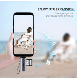 Lecteur de Carte mémoire Ugreen USB-C 3.1 vers SD/TF (50704)