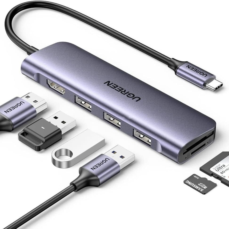 HUB USB-C Ugreen 6 en 1 - 4K (20956A) — image 2