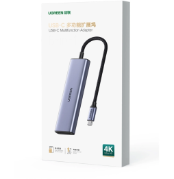 HUB USB-C Ugreen 6 en 1 - 4K (20956A)