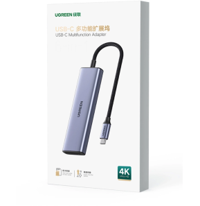 HUB USB-C Ugreen 6 en 1 - 4K (20956A)