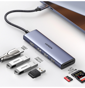 HUB USB-C Ugreen 6 en 1 - 4K (20956A)