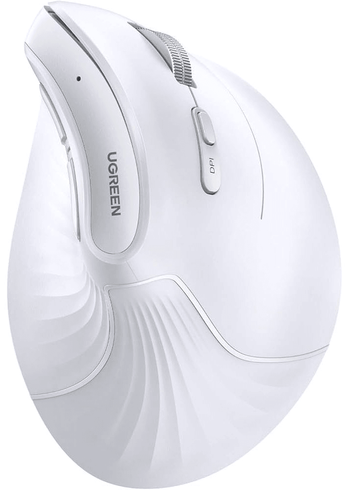 Souris sans fil Bluetooth Ugreen Multi-mode Vertical Blanc MU008 (45759) — image 2