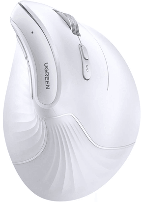Souris sans fil Bluetooth Ugreen Multi-mode Vertical Blanc MU008 (45759) — image 2
