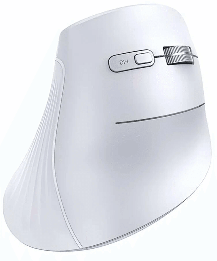 Souris sans fil Bluetooth Ugreen Multi-mode Vertical Blanc MU008 (45759) — image 3