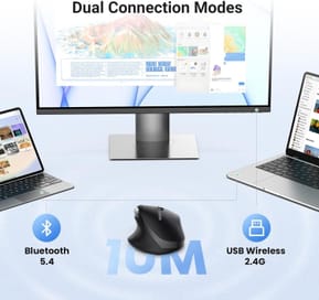 Souris sans fil Bluetooth Ugreen Multi-mode M751 (45792) — image 7