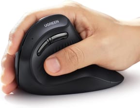 Souris sans fil Bluetooth Ugreen Multi-mode Vertical Noir (25444) — image 2