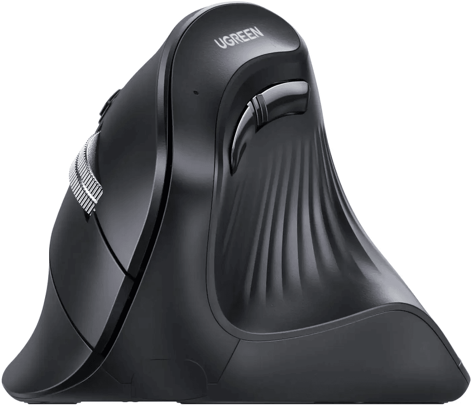 فأرة لاسلكية Bluetooth Ugreen Multi-mode عمودية أسود (25444) — صورة 3