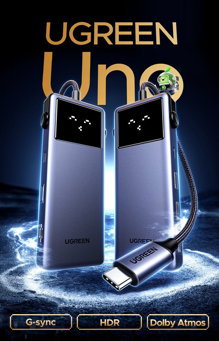 محطة إرساء Ugreen USB-C 7 في 1 (45155) — صورة 4