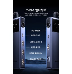 Station d'accueil Ugreen USB-C 7 en 1 (45155)