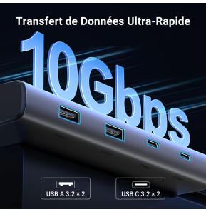 Hub USB-C Ugreen Revodok 8 en 1 (35625)
