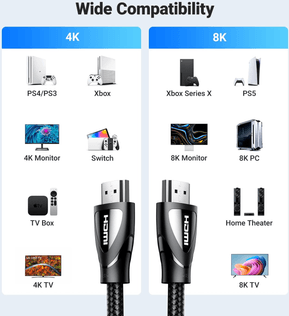 Câble Ugreen HDMI 2.1 Mâle vers Mâle - 1.5 mètre (80402) — image 2