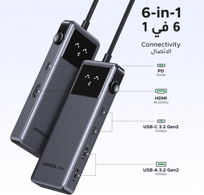 Hub USB-C Ugreen Uno 6-in-1 USB-C (35998) — image 3