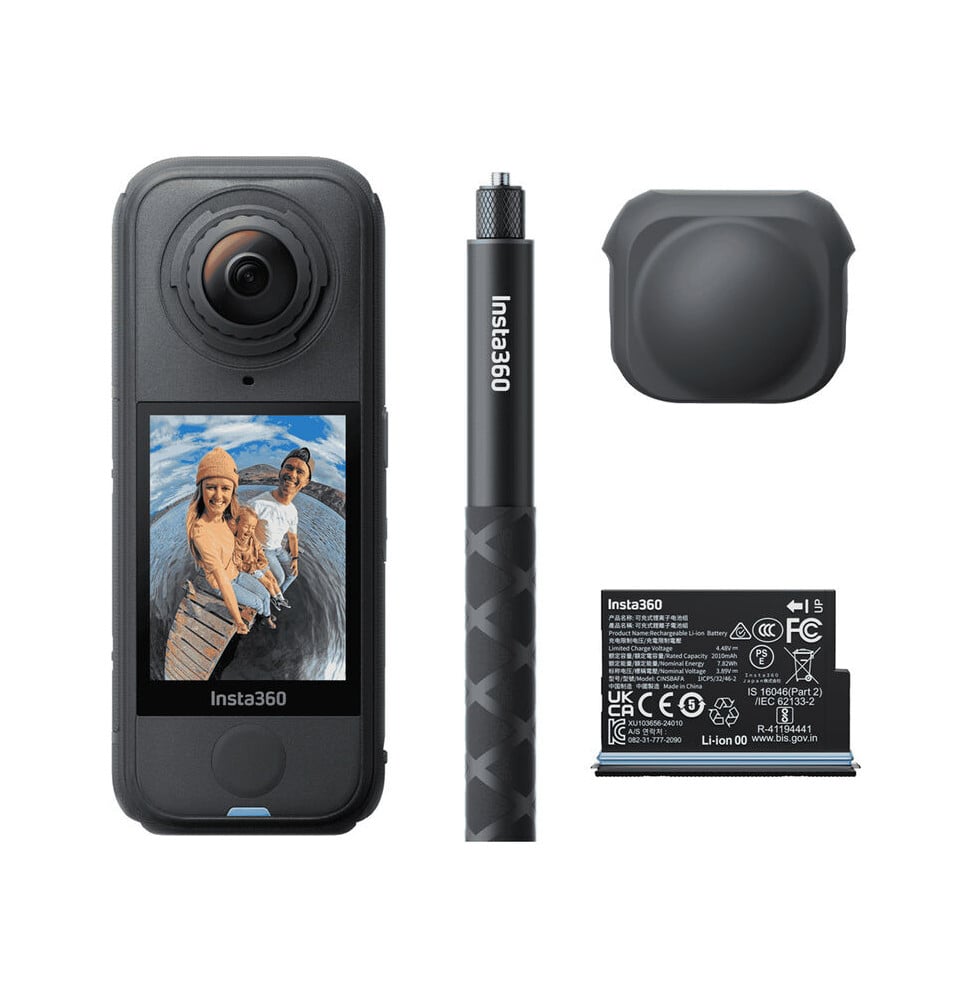 Kit de démarrage pour caméra d'action 360° Insta360 X4 Air (6977644764763)