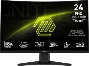 Écran incurvé Gaming 24" Full HD MSI MAG 242C (9S6-3BC31T-009)