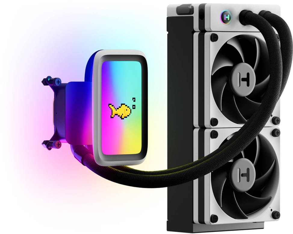 Watercooling liquide AIO RGB HYTE THICC Q60 240 mm (FAN-HYTE-Q60-BW) — image 2