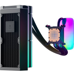 Watercooling liquide AIO RGB HYTE THICC Q60 240 mm (FAN-HYTE-Q60-BW)