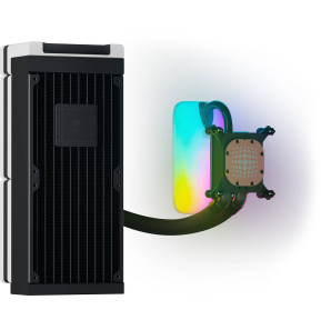 Watercooling liquide AIO RGB HYTE THICC Q60 240 mm (FAN-HYTE-Q60-BW)